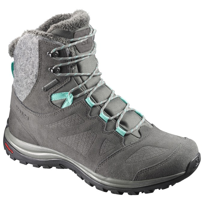 Bottes Hiver Salomon Femme Grise Foncé - Salomon ELLIPSE GTX® - France (0427-NKZWI)